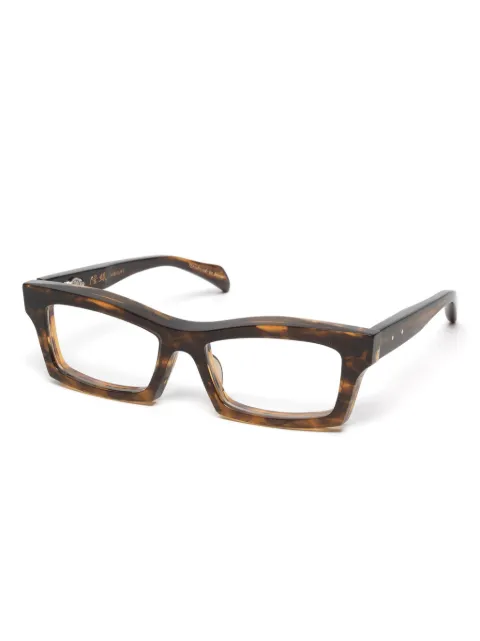 Takaori Katana geometric-frame glasses