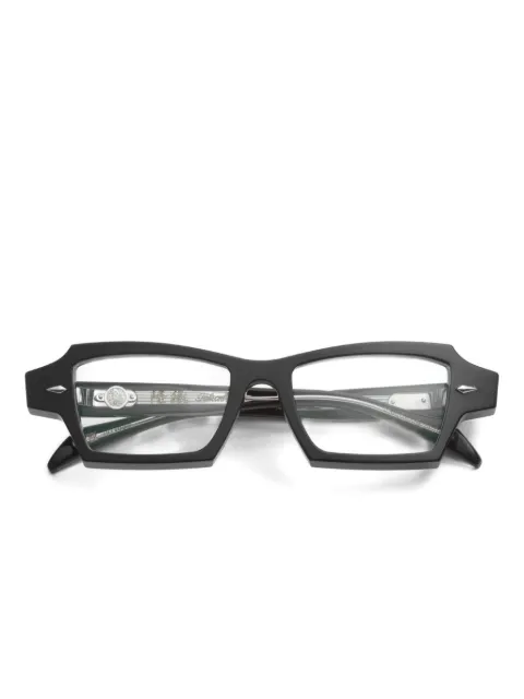 Takaori geometric-frame glasses