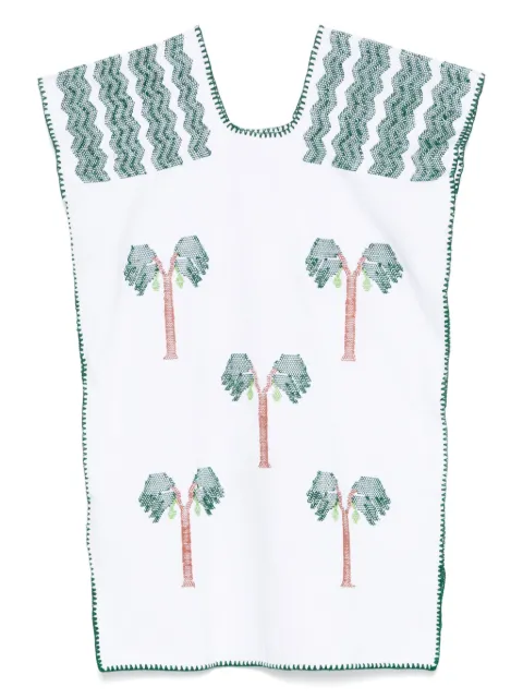 Pippa Holt palm-motif mini dress