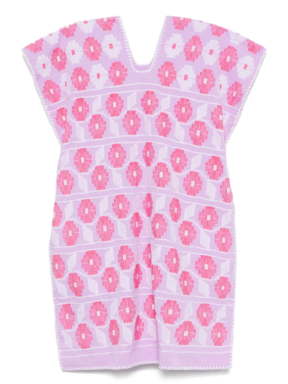 Pippa Holt panelled mini dress | Pink | Image 1