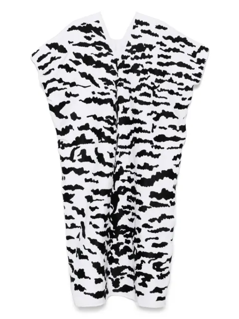 Pippa Holt zebra-panel midi dress