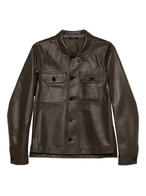 TOM FORD oversized leather jacket