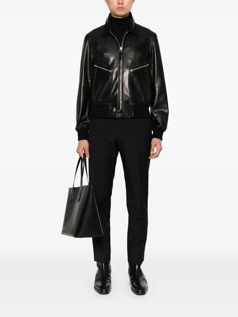 TOM FORD chamarra bomber de cuero | Chamarras de piel | Image 2