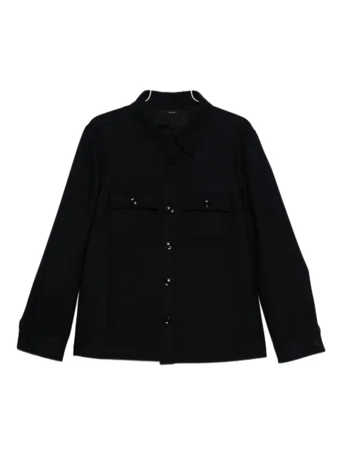 TOM FORD sobrecamisa con bolsillos y solapa