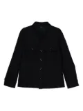 TOM FORD button-down flap-pocket shirt jacket - Blue