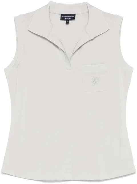 Emporio Armani logo-embroidered vest