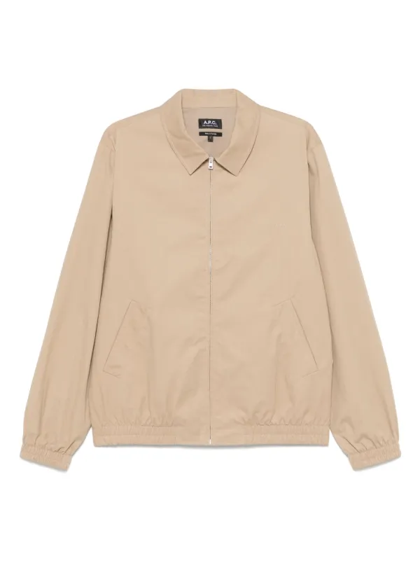 A.P.C. ベージュ ナイロンジャケット A.P.C.（アーペーセー）の「BLOUSON RAYMOND 21A JPS（ブルゾン）」 - WEAR