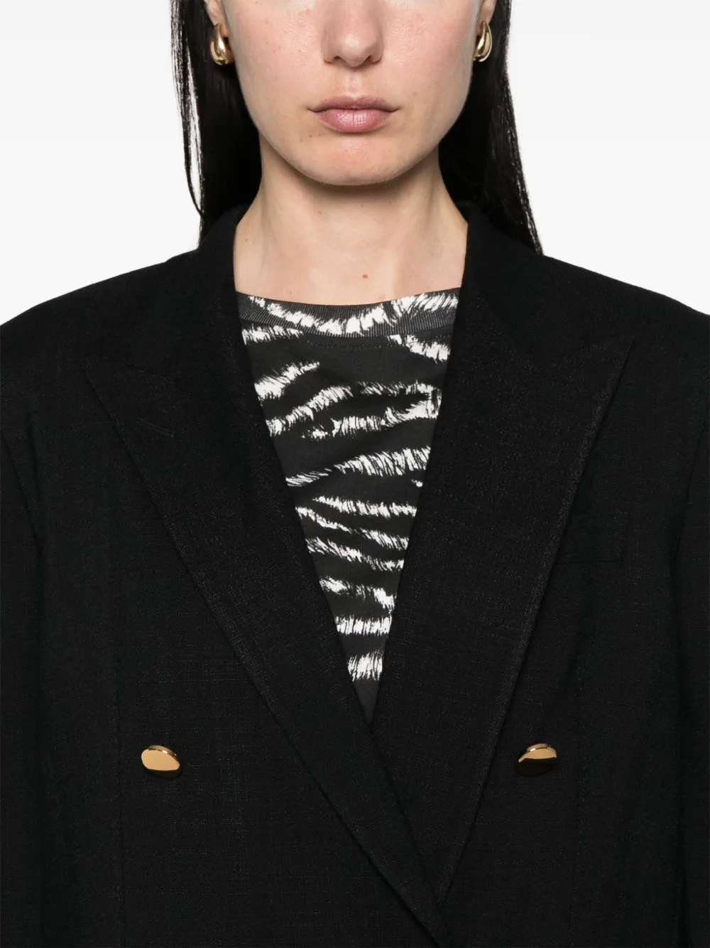 Shop Tagliatore Jasmine Blazer In Schwarz