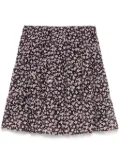 Michael Michael Kors printed stud-embellished mini skirt - Black
