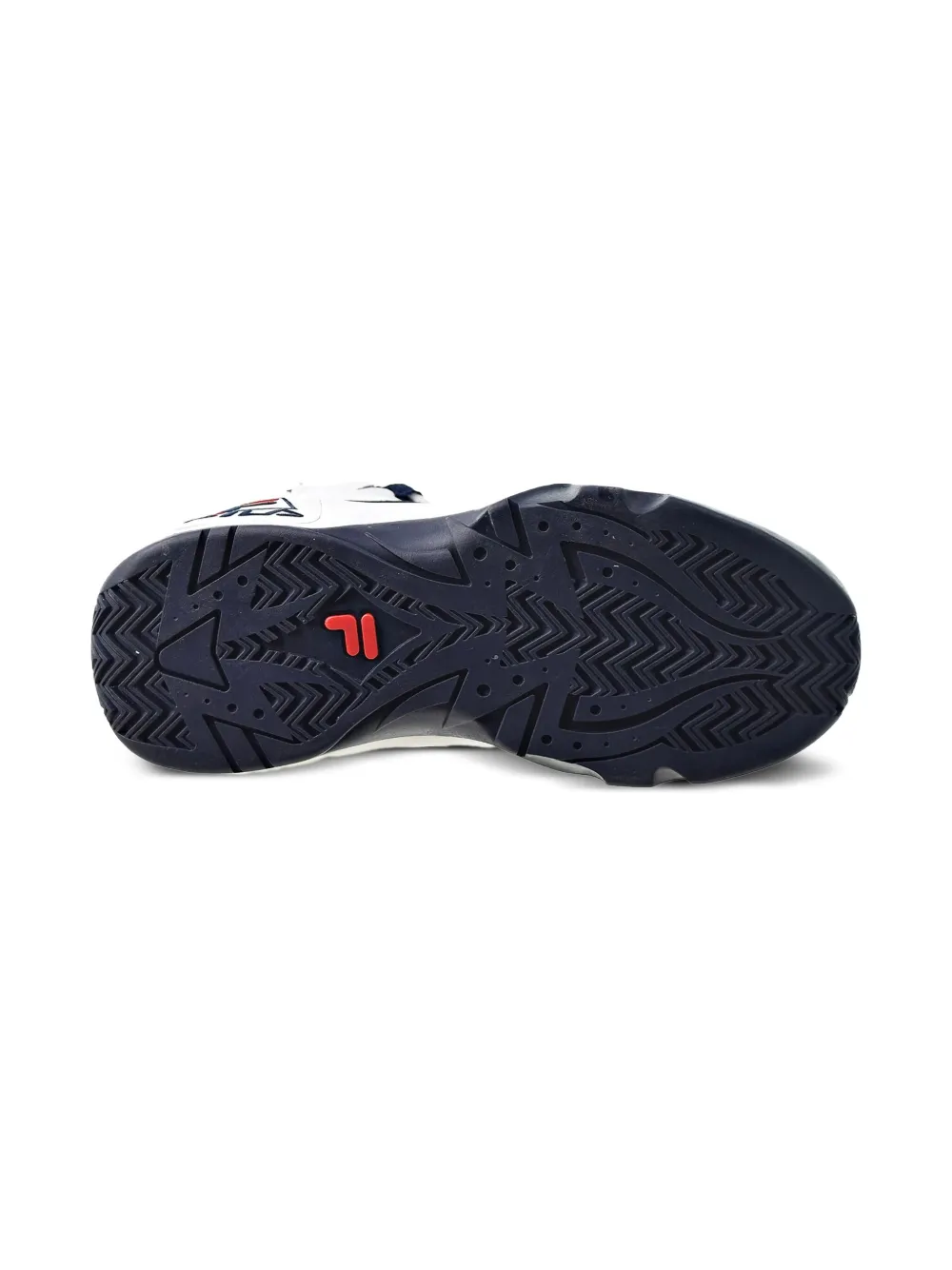 Fila Kids Grant Hill Offset "White Navy Red" sneakers Wit