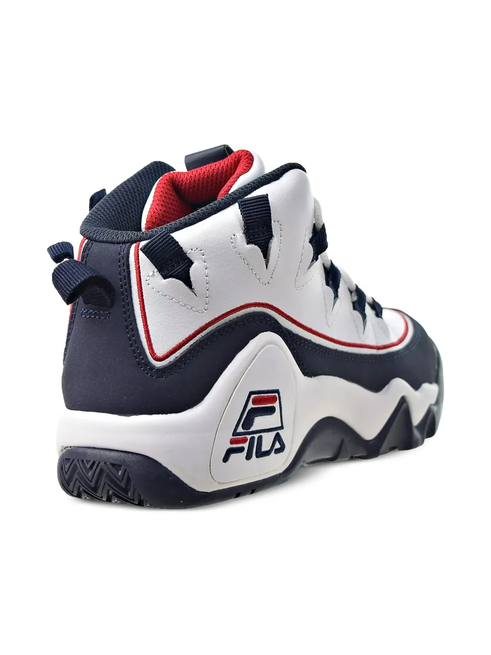 Fila Kids Grant Hill Offset "White Navy Red" sneakers Wit