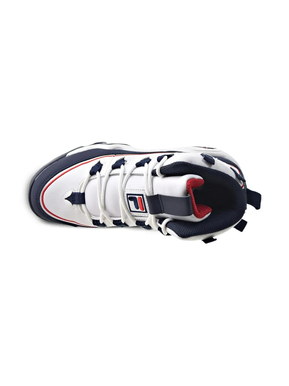 Fila Kids Grant Hill Offset "White Navy Red" sneakers Wit