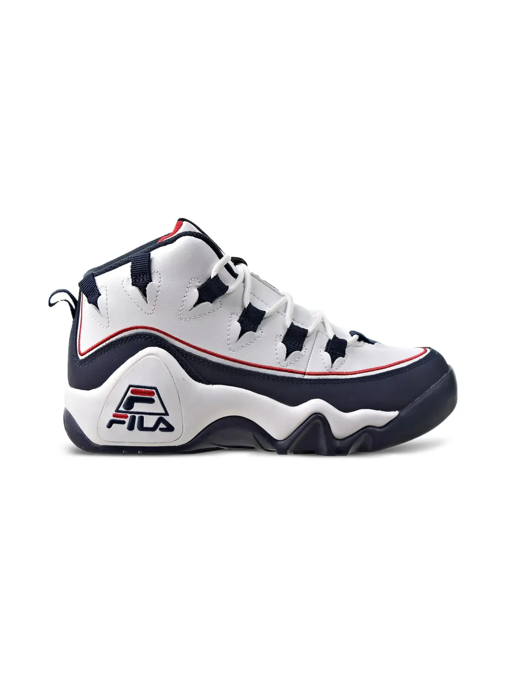 Fila Kids Grant Hill Offset "White Navy Red" sneakers Wit