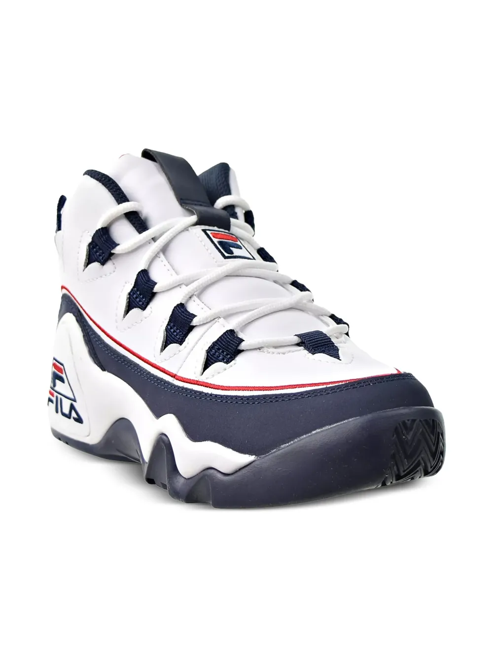 Fila Kids Grant Hill Offset "White Navy Red" sneakers Wit