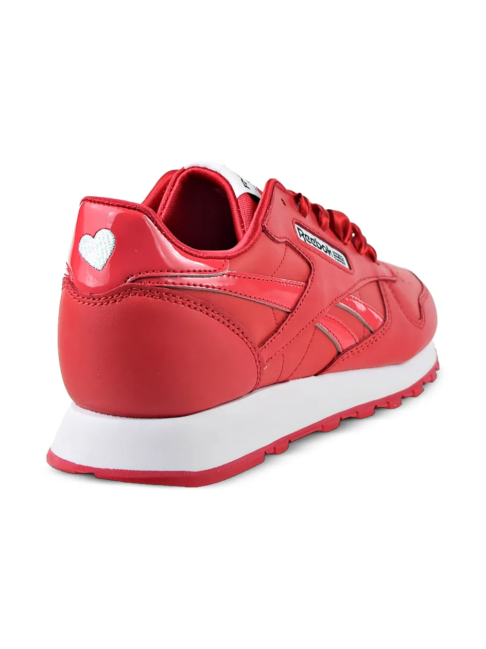 Reebok Kids Classic "Vector Red" leren sneakers Rood