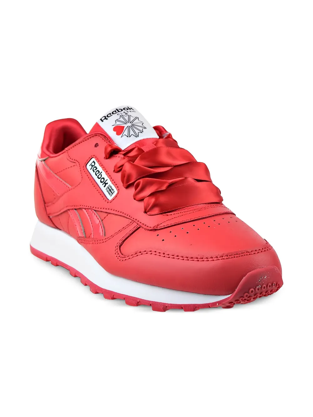 Reebok Kids Classic "Vector Red" leren sneakers Rood