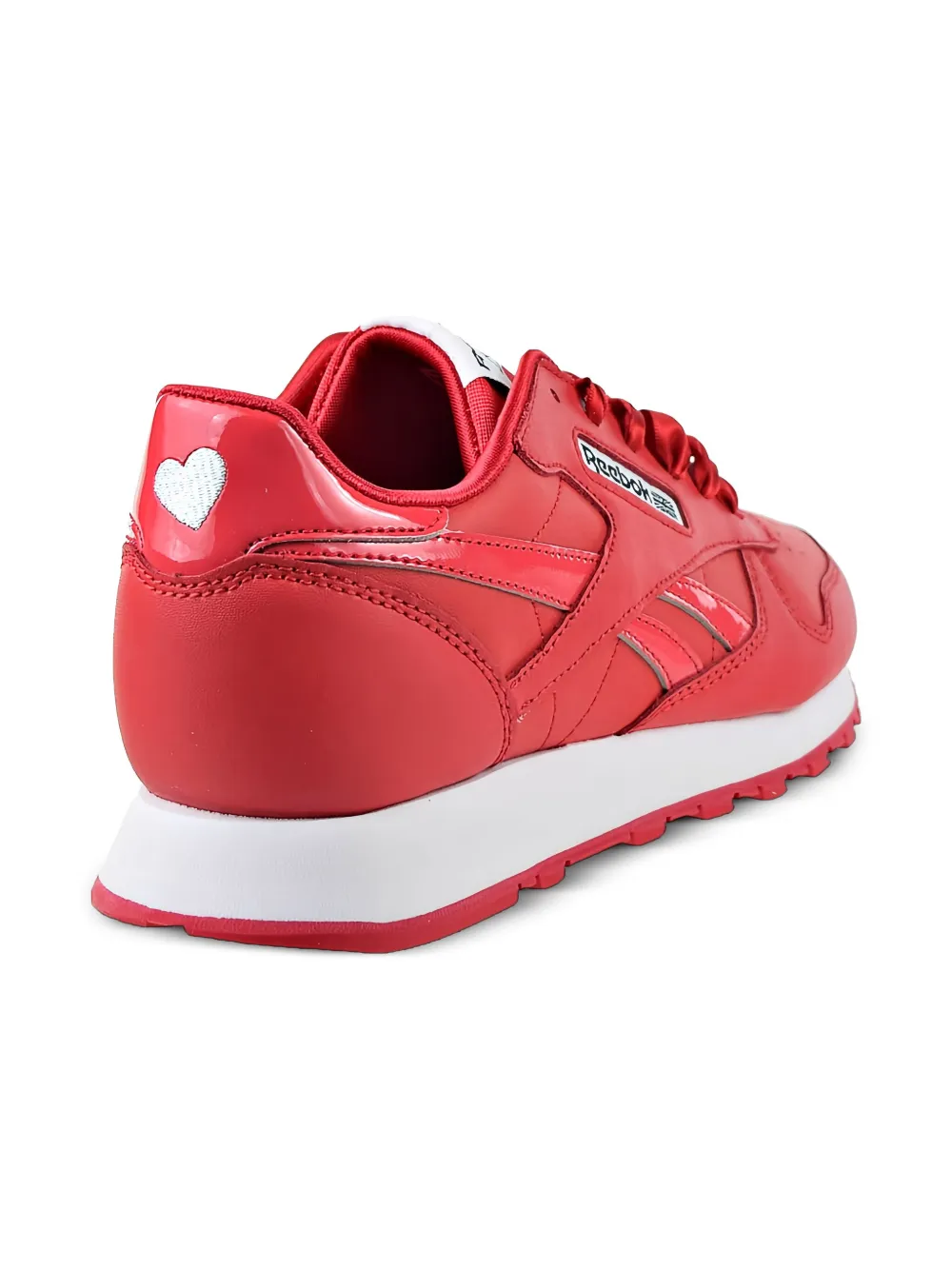 Reebok Kids Classic "Vector Red" leren sneakers Rood