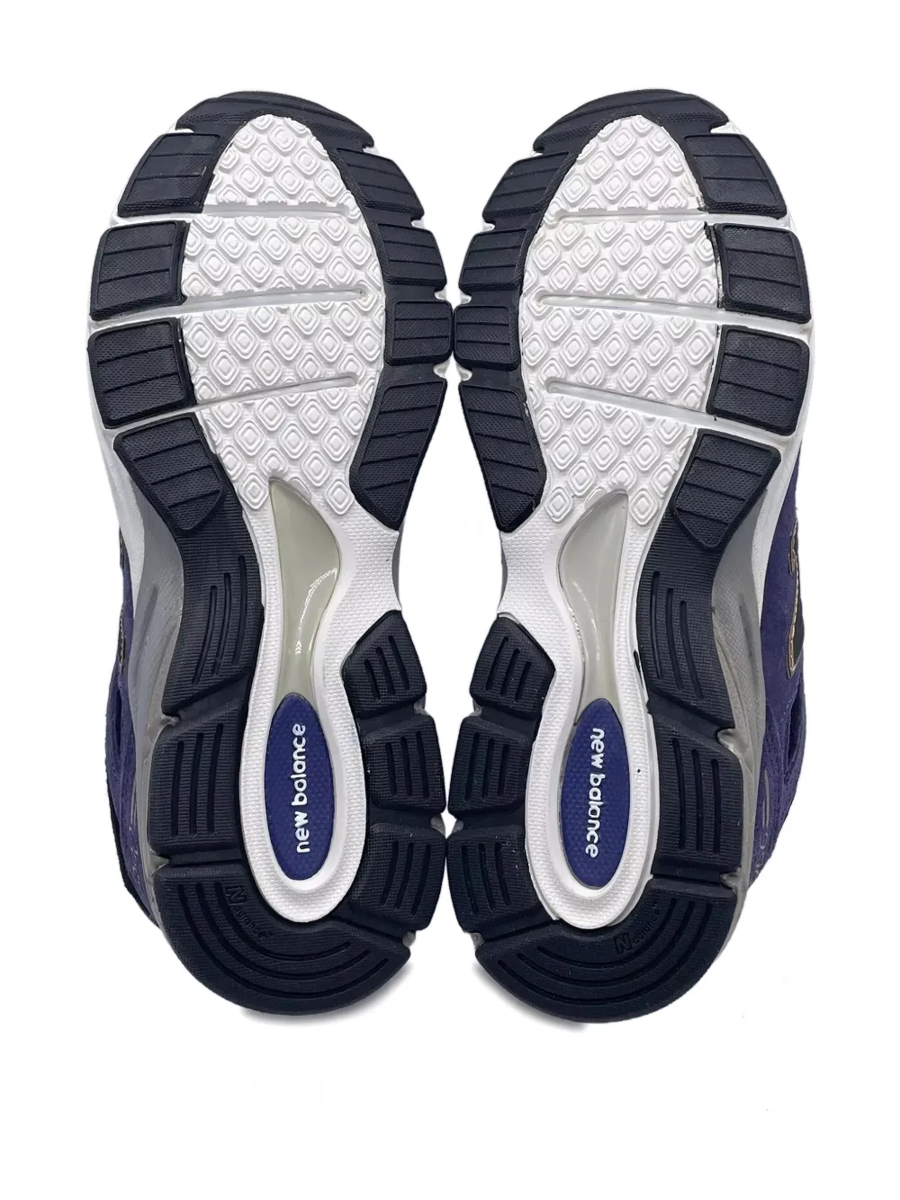 New Balance Kids 990v4 "Dark Purple" sneakers
