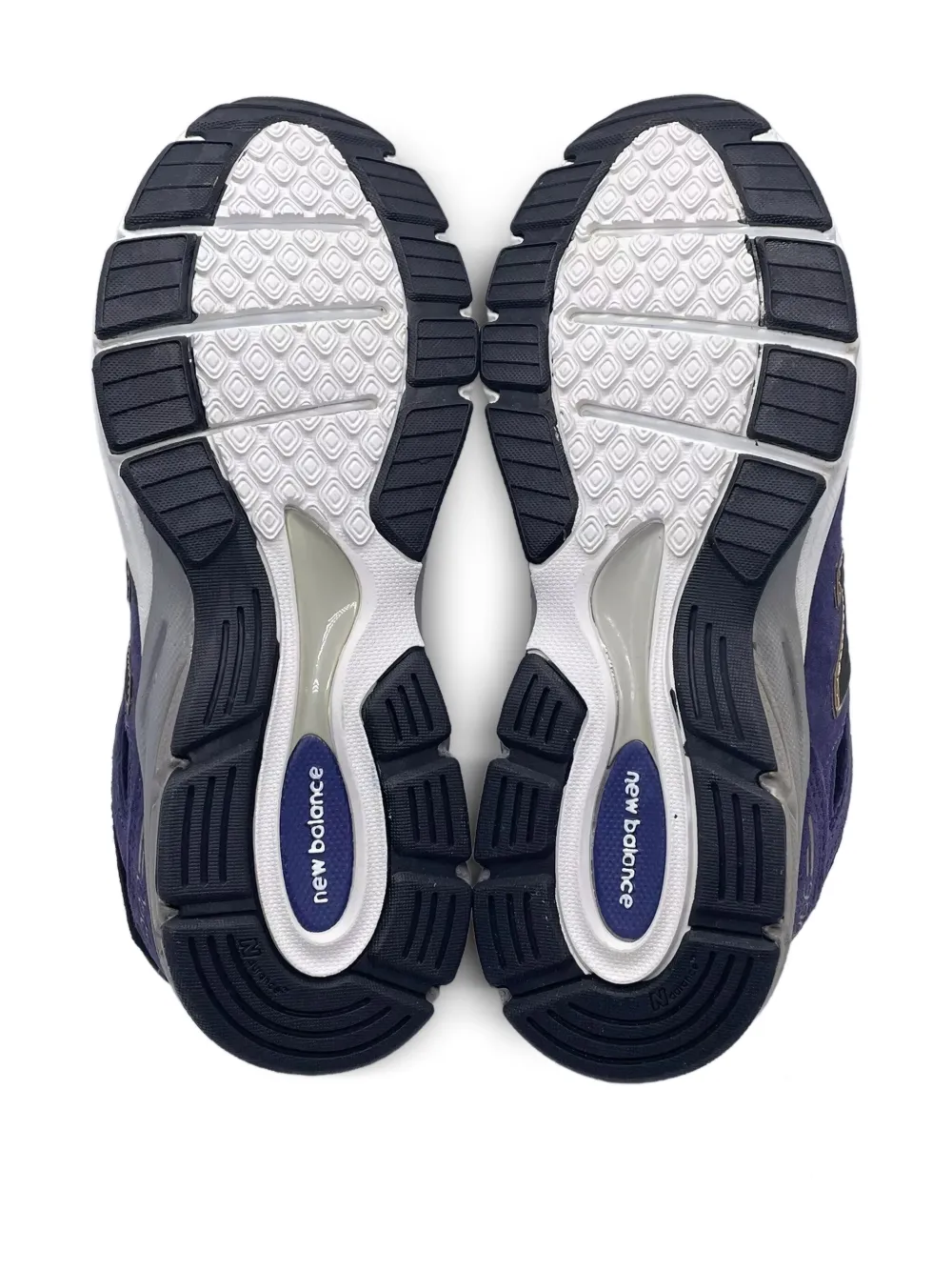 New Balance Kids 990v4 "Dark Purple" sneakers