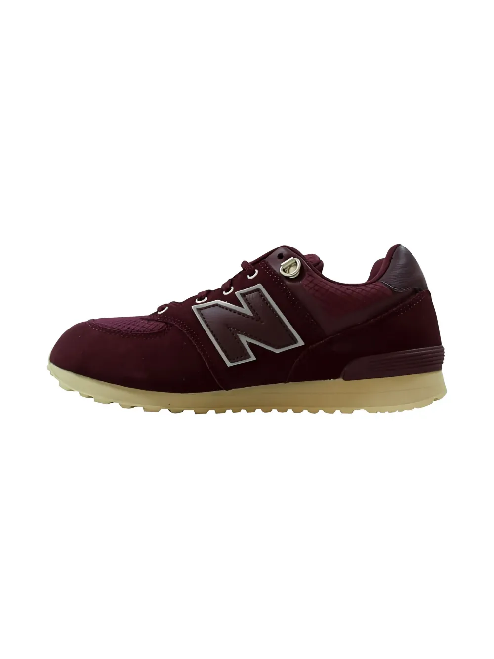 New Balance Kids 574 "Dark Burgundy" sneakers Red