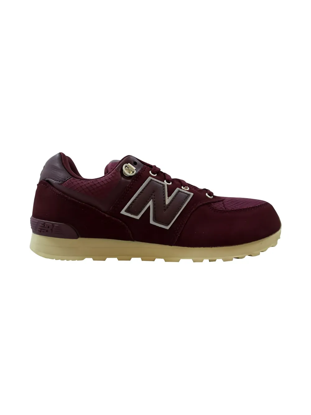 New Balance Kids 574 "Dark Burgundy" sneakers Red