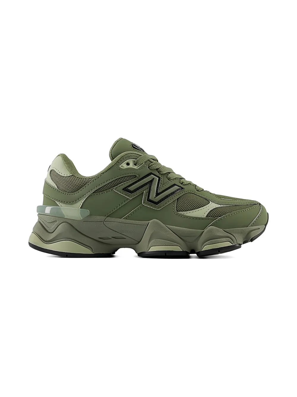 New Balance Kids 9060 "Dark Olivine" sneakers Green