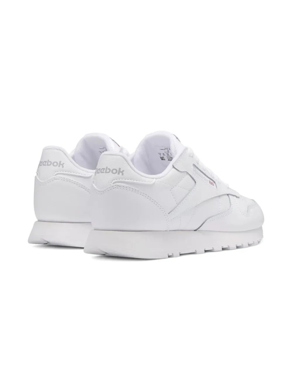 Reebok Kids Classic "White" leren sneakers Wit
