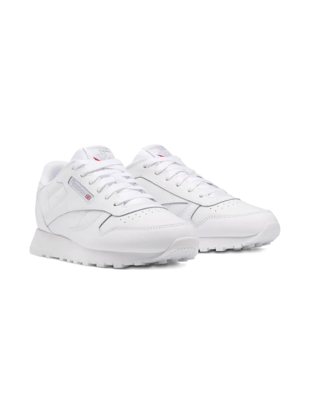 Reebok Kids Classic "White" leren sneakers Wit