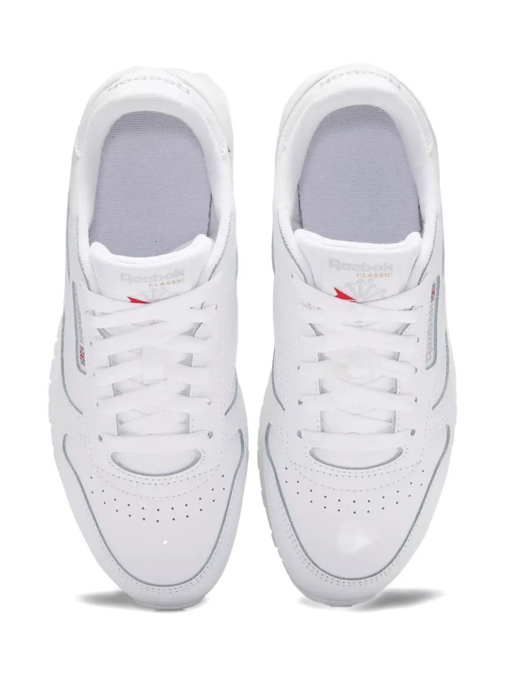 Reebok Big Kids Classic Leather Casual Sneakers From Finish Line In Red