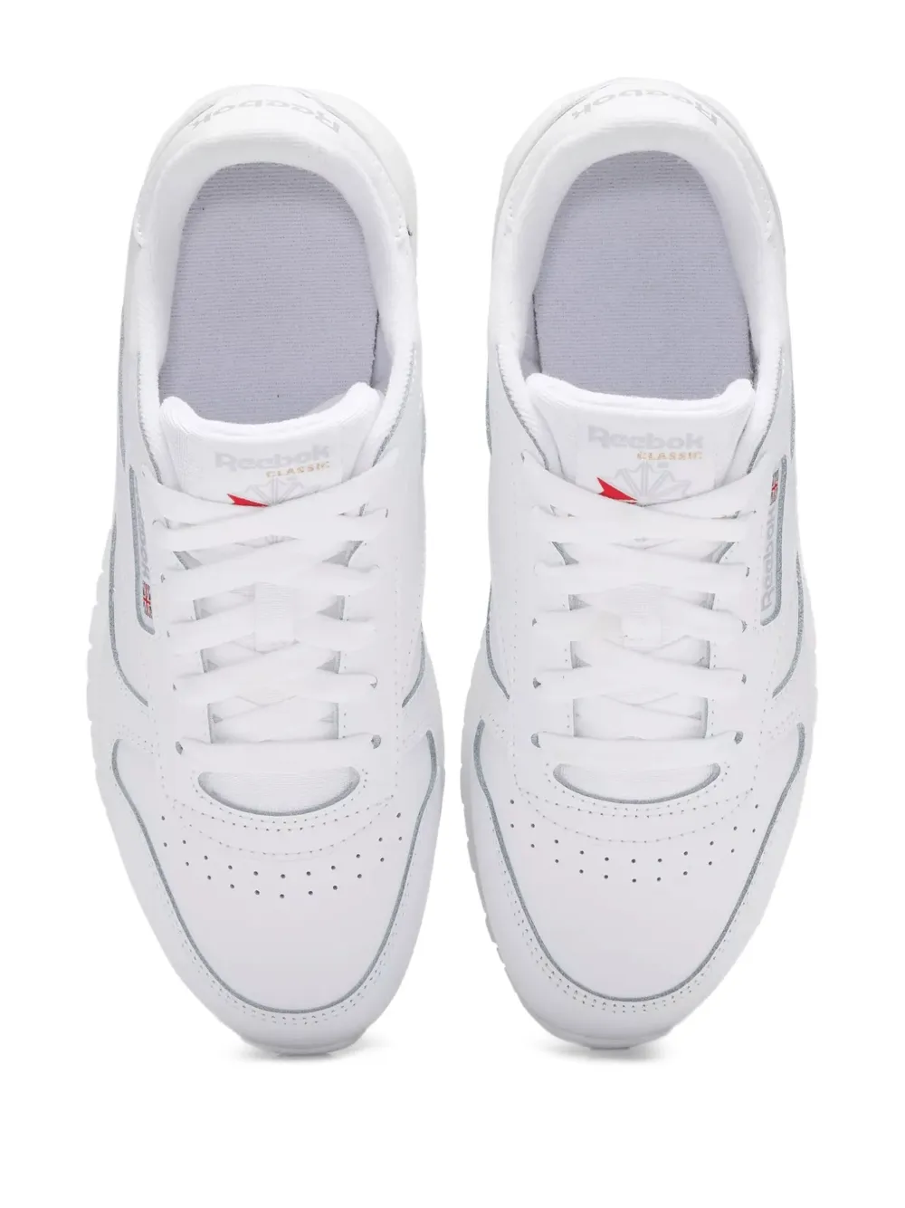 Reebok Kids Classic "White" leren sneakers Wit