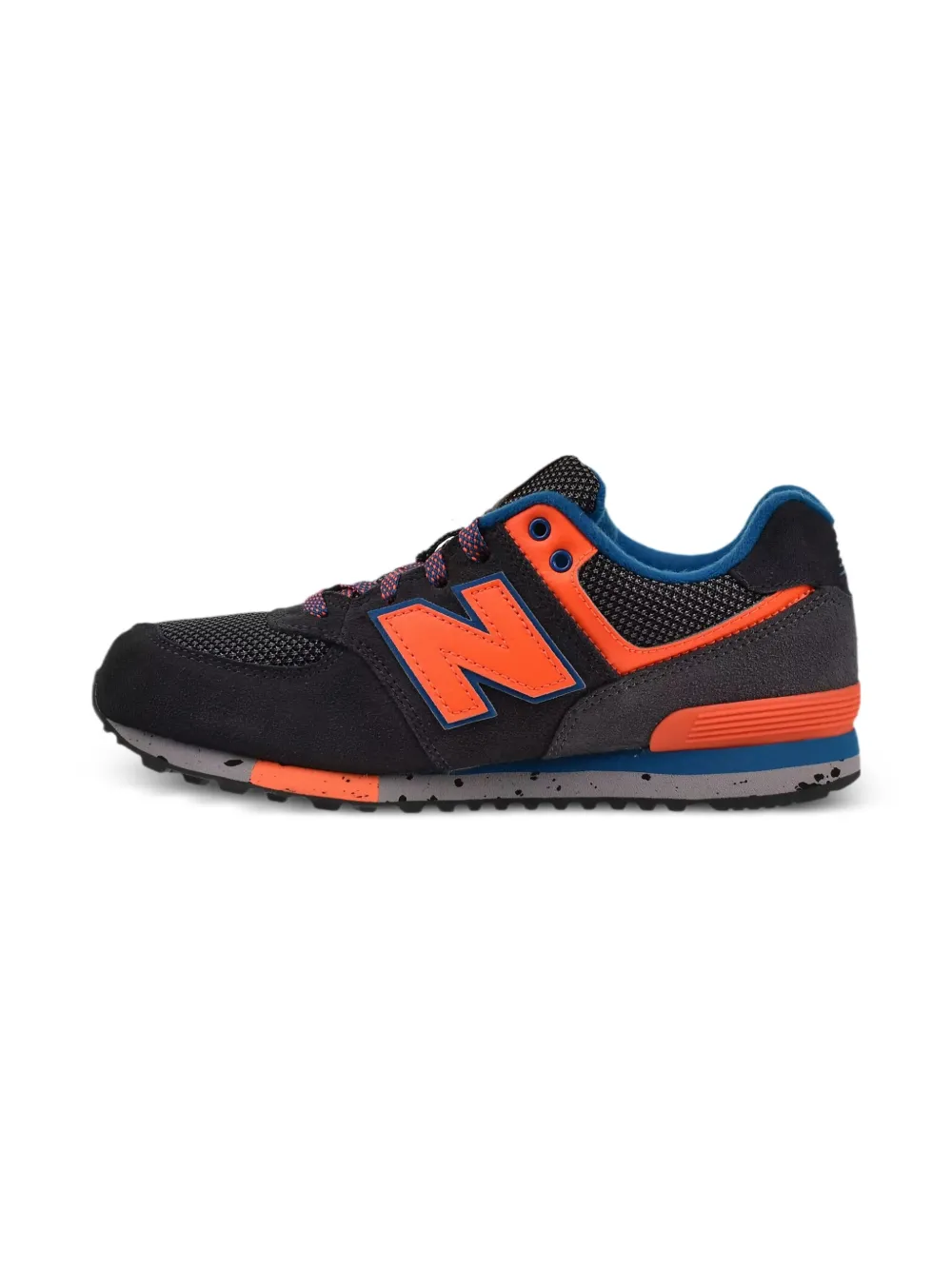 New Balance Kids 574 "Grey Orange" sneakers Zwart