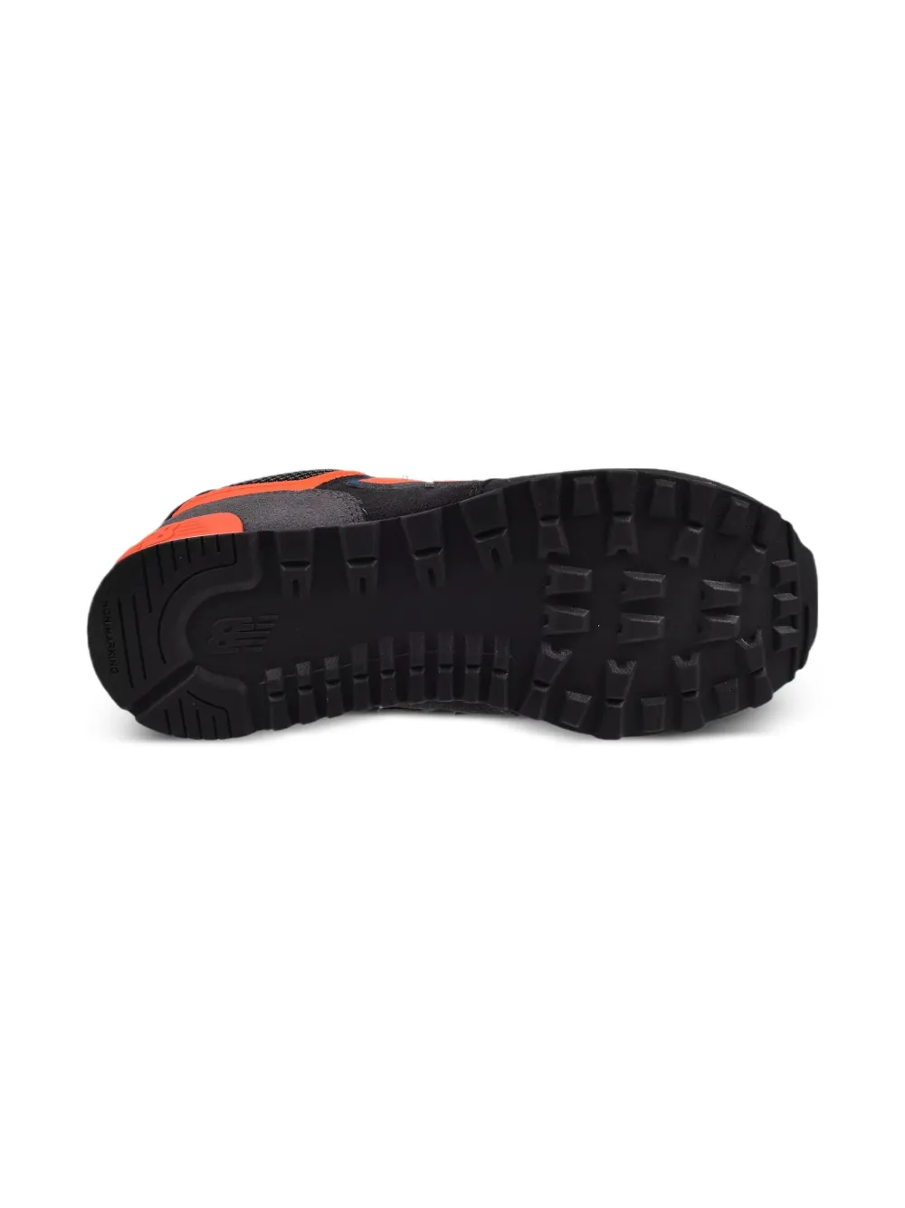 New Balance Kids 574 "Grey Orange" sneakers Zwart