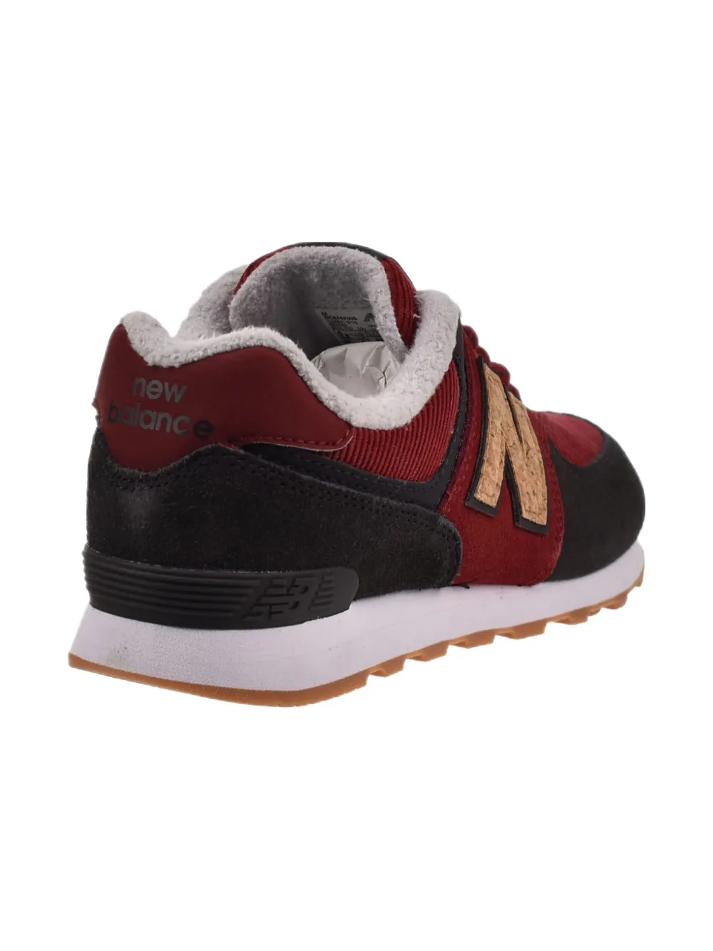 New Balance Kids 574 "Red Black" sneakers