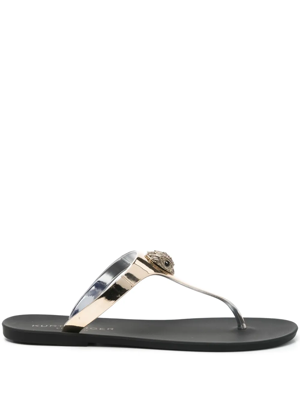 Kurt Geiger London Maddison flip flops Gold