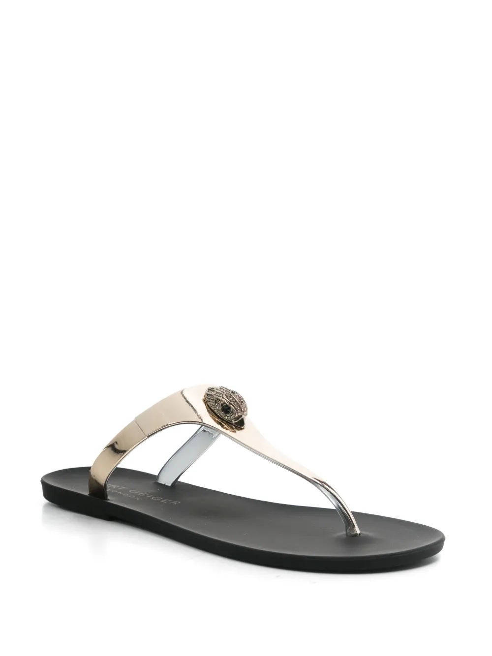 Kurt Geiger London Maddison flip flops Gold