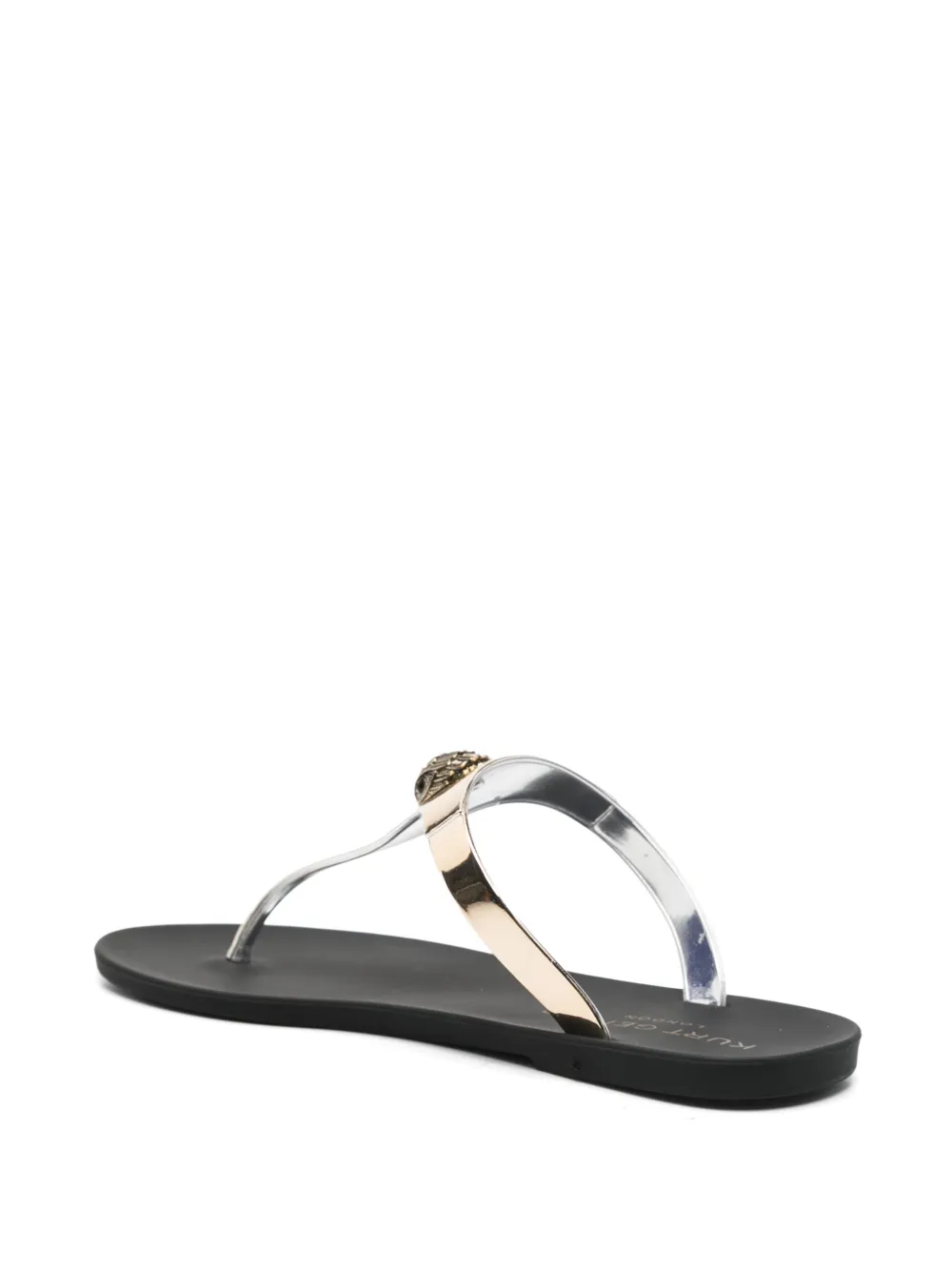 Kurt Geiger London Maddison flip flops Gold