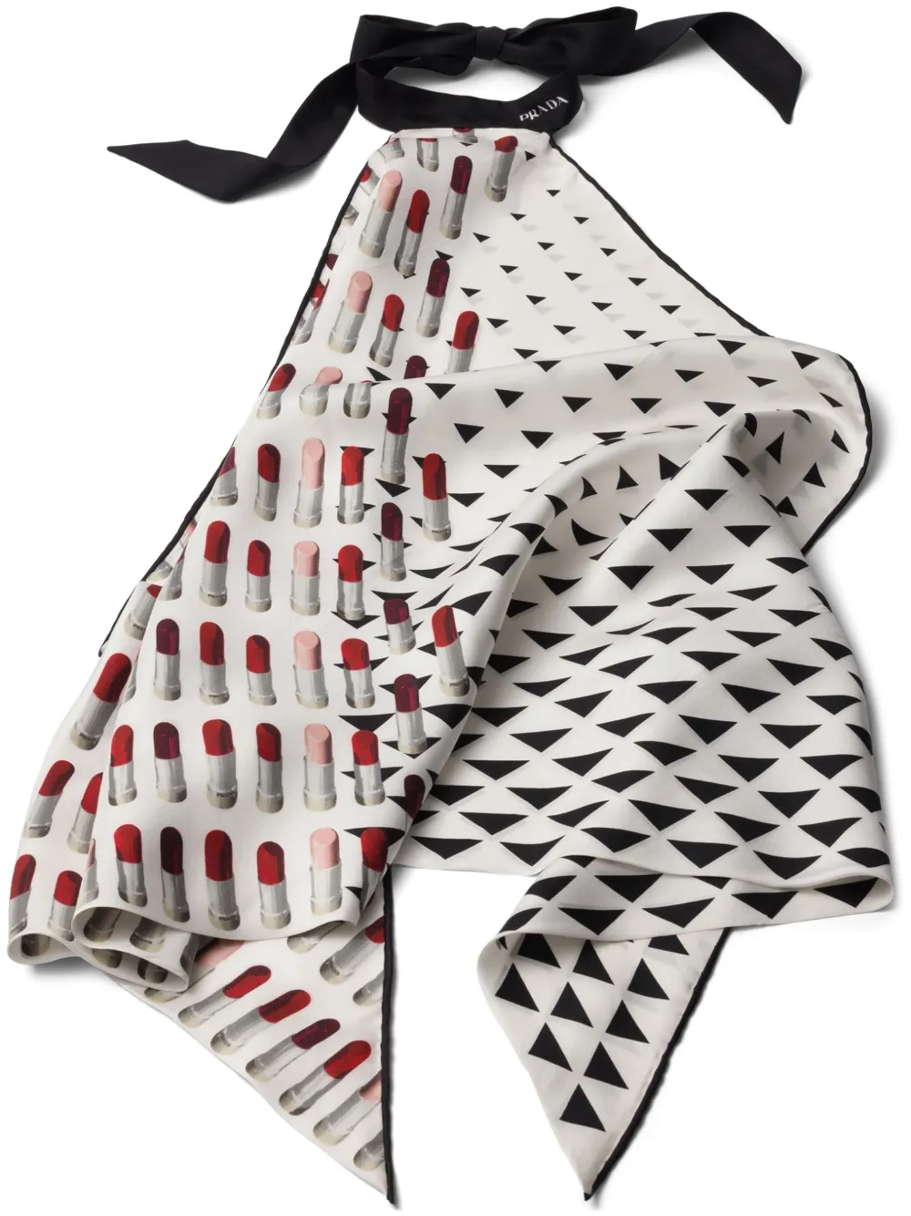 Prada printed silk top | White | Image 1