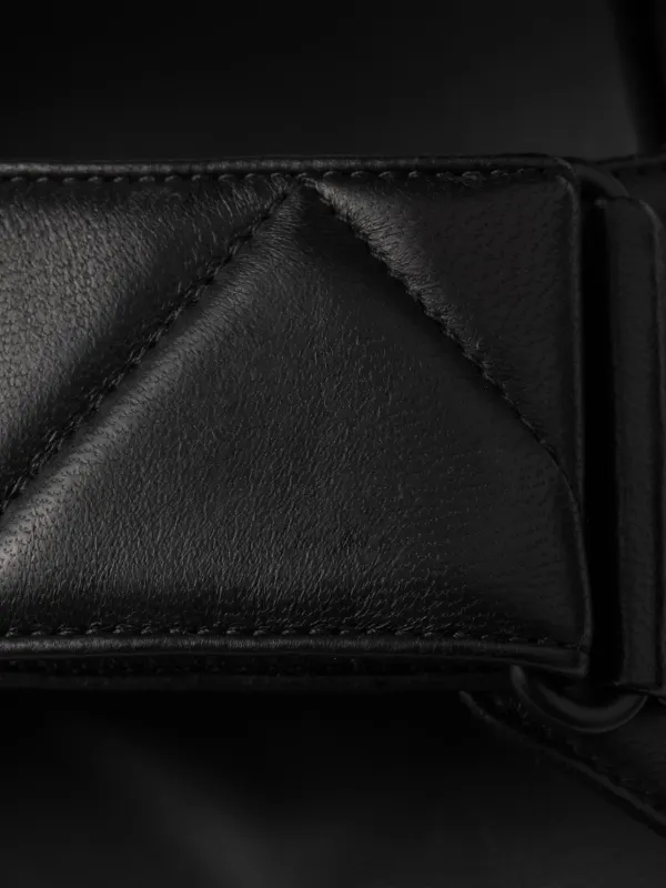 Prada パデッド レザーサンダル 45mm | ブラック | FARFETCH JP