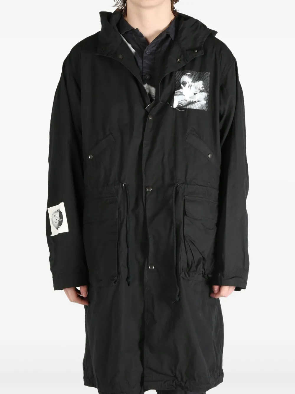 Undercover graphic-print parka coat | Cappotti | Image 3