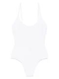 Fisico crinkled swimsuit - White