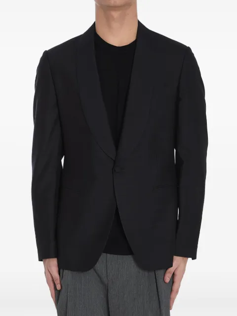 Lardini blazer de seda con botones