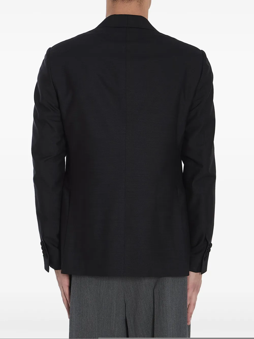 Lardini Zijden blazer Zwart