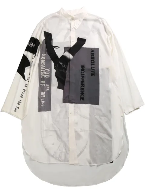 Yohji Yamamoto printed shirt