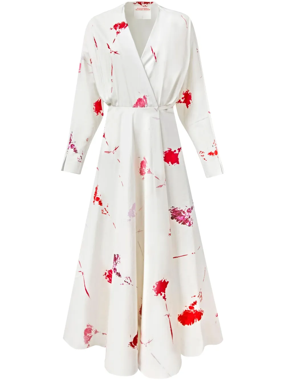 cotton wrap dress