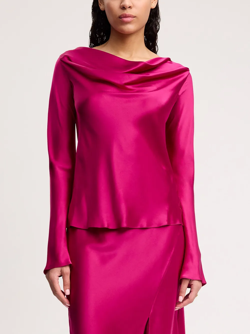 Alejandra Alonso Rojas Silk Blouse In Pink