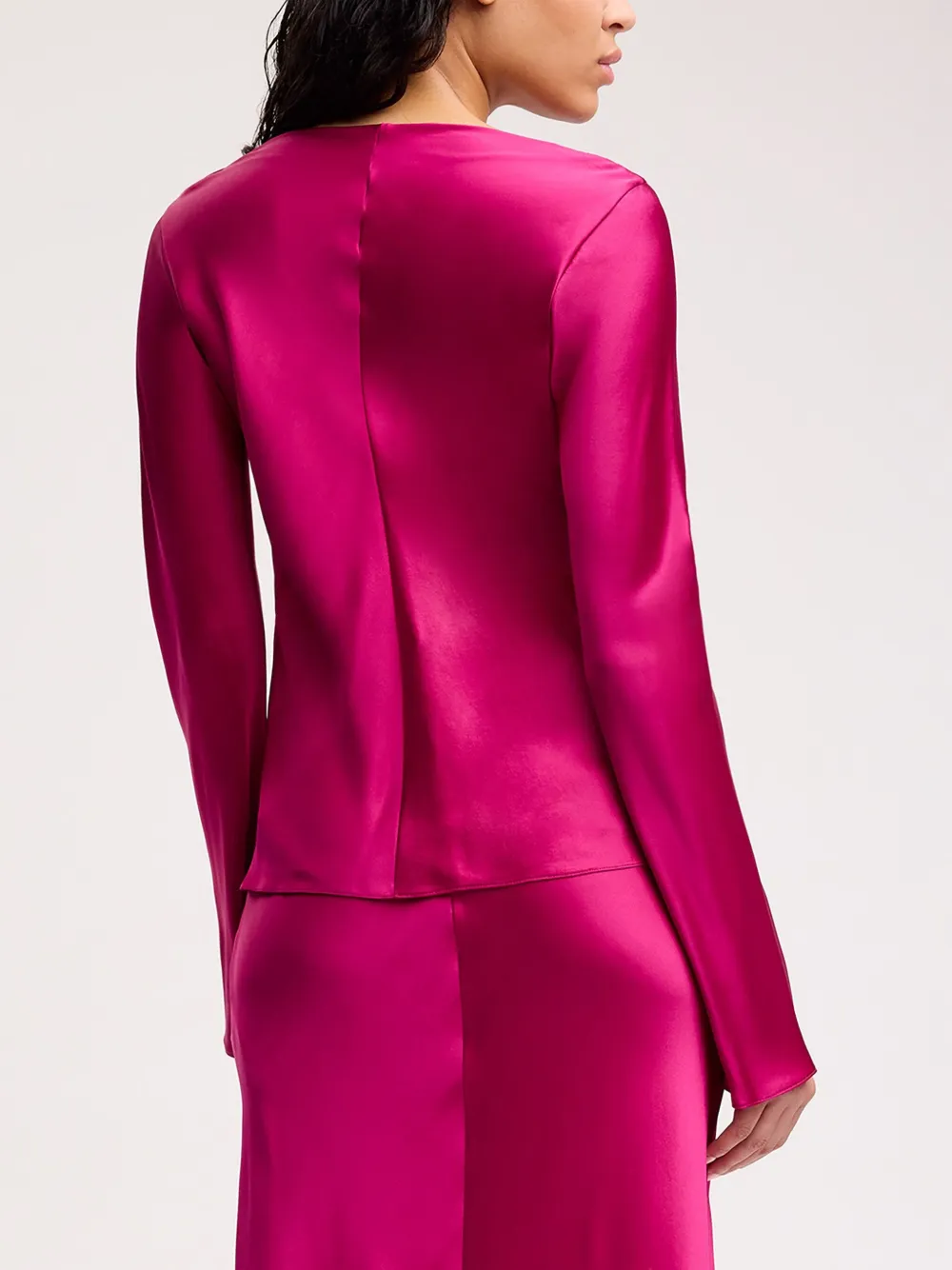 Alejandra Alonso Rojas Silk Blouse In Pink