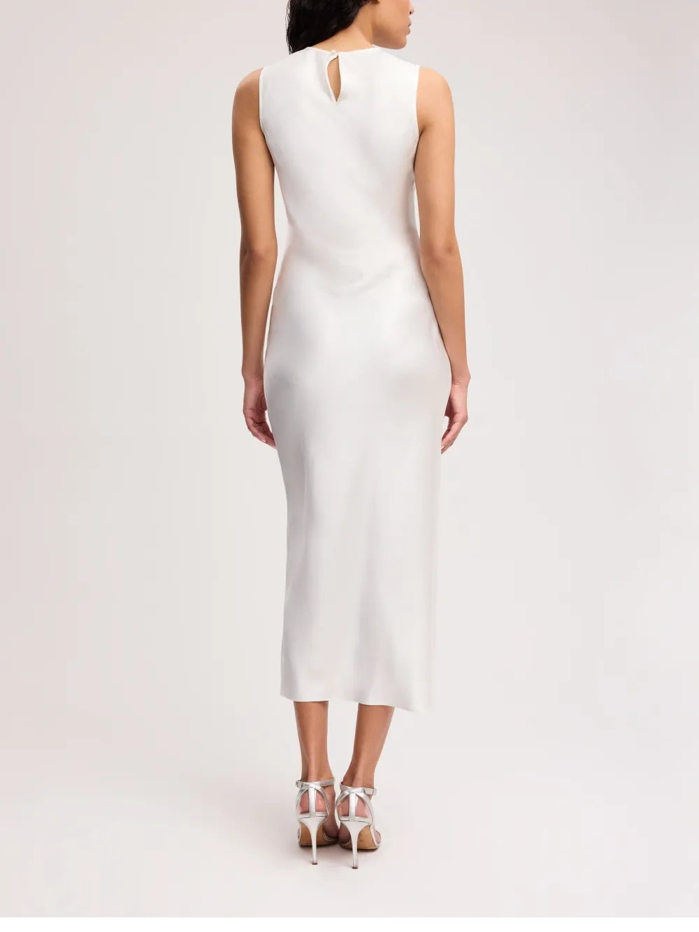 Alejandra Alonso Rojas Uitgesneden midi-jurk Beige