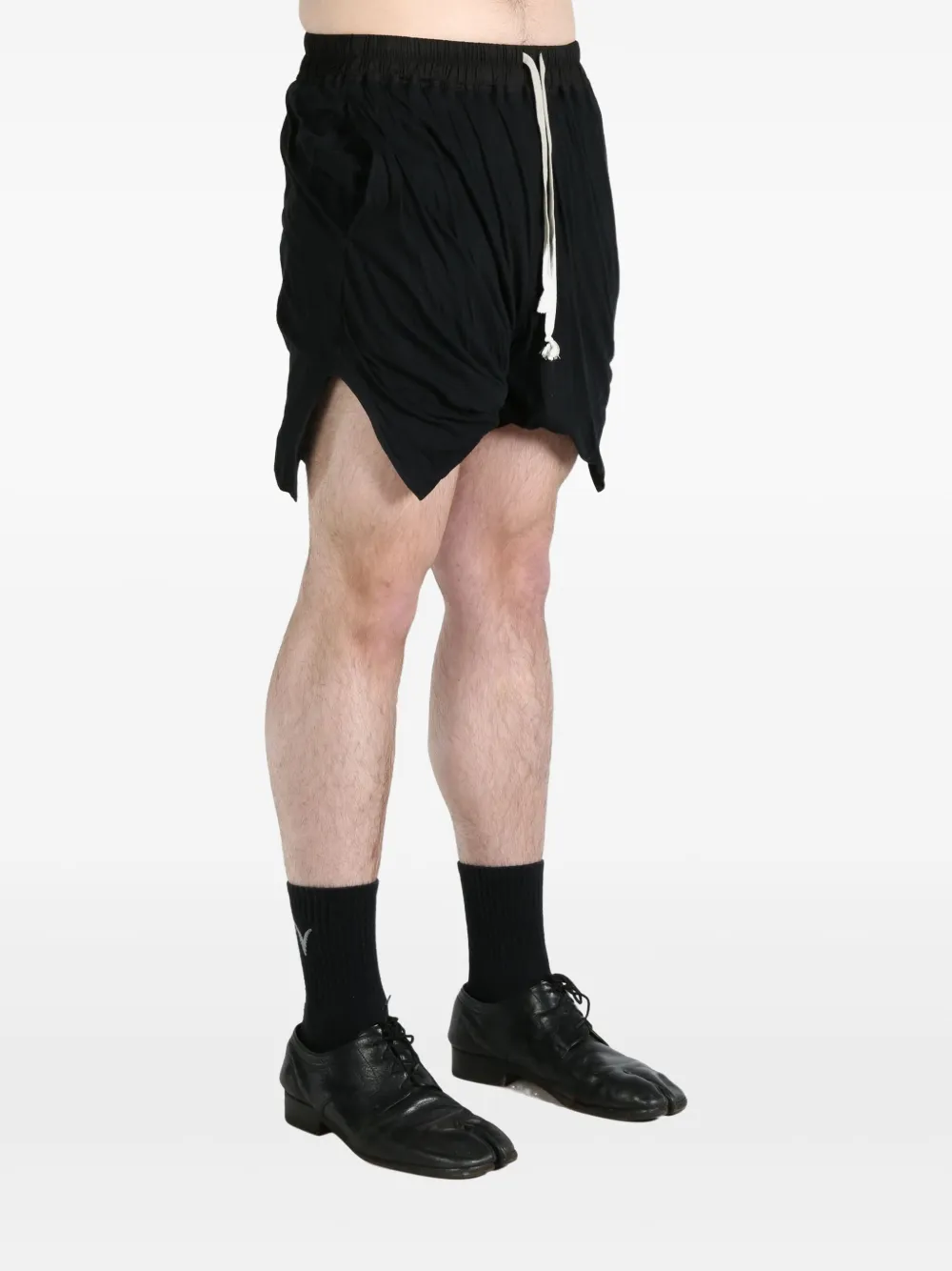 Rick Owens cotton shorts Zwart