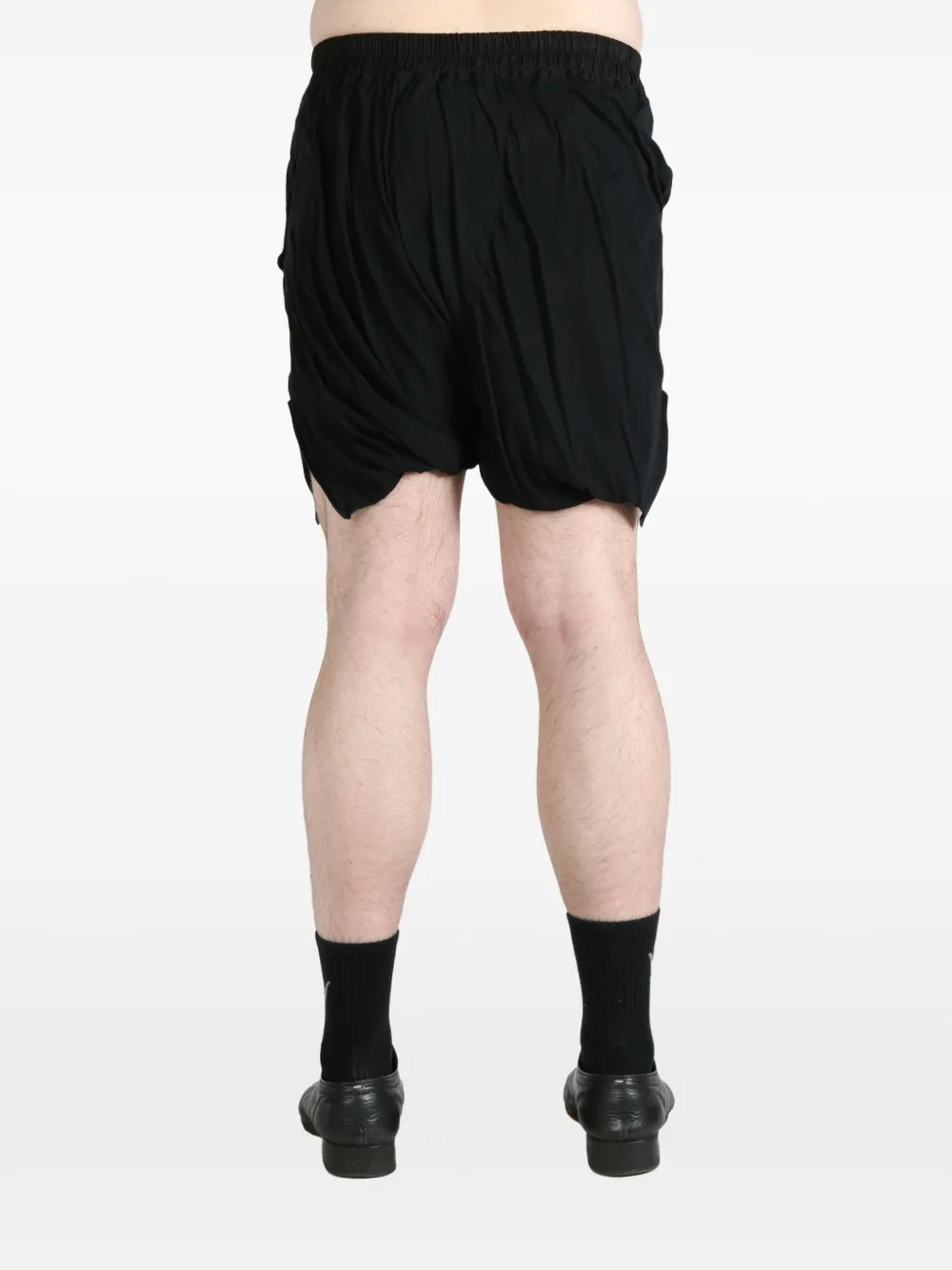 Rick Owens cotton shorts Zwart