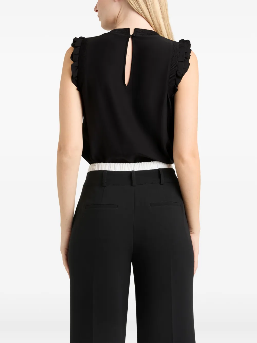 Cinq A Sept Blouse met ruches Zwart